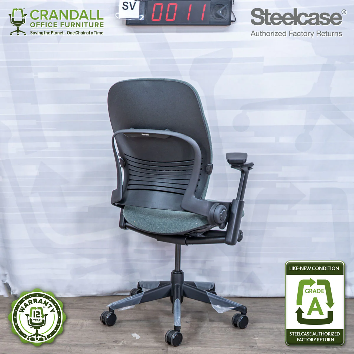 SL-0011 - Steelcase V2 Leap - Grade A - Image 2