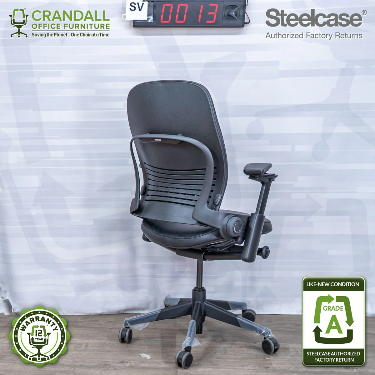 SL-0013 - Steelcase V2 Leap - Grade A - Image 2