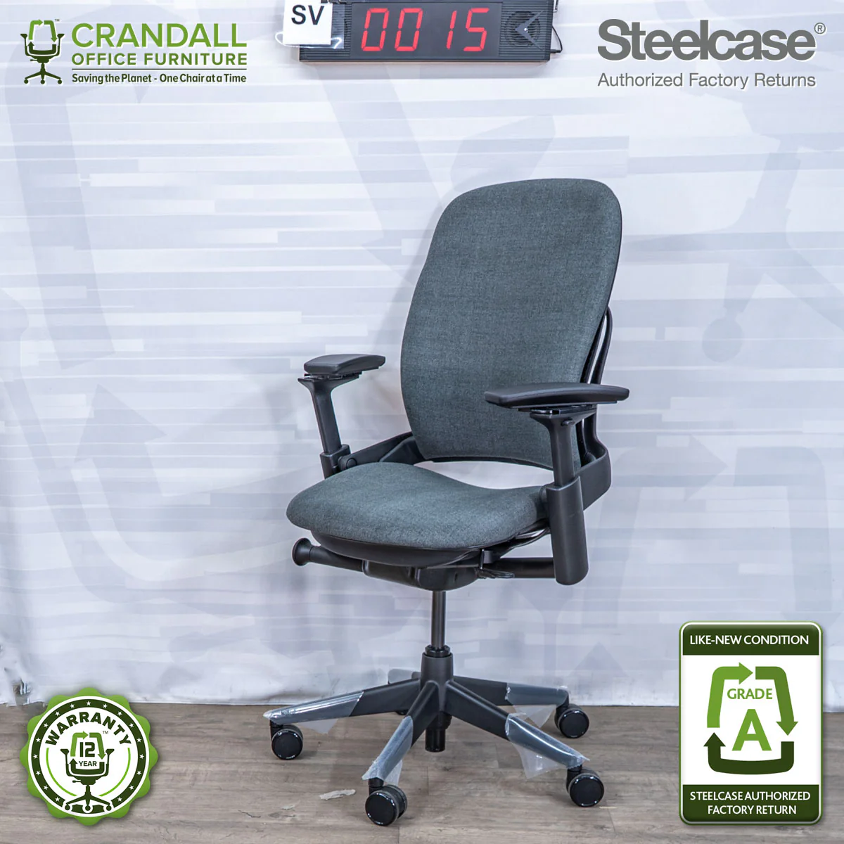 SL-0015 - Steelcase V2 Leap - Grade A