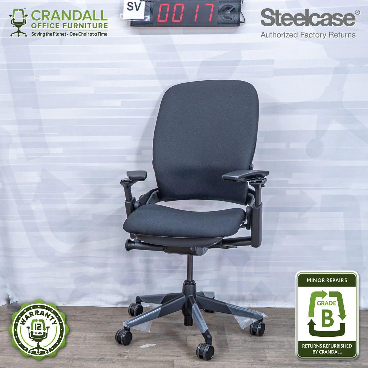 SL-0017 - Steelcase V2 Leap - Grade B