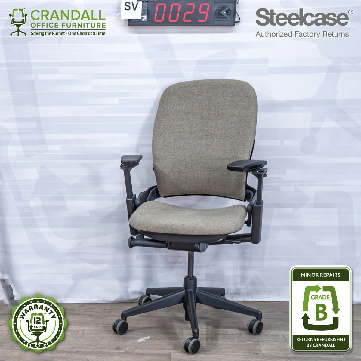 Steelcase Authorized Factory Return Leap Chairs