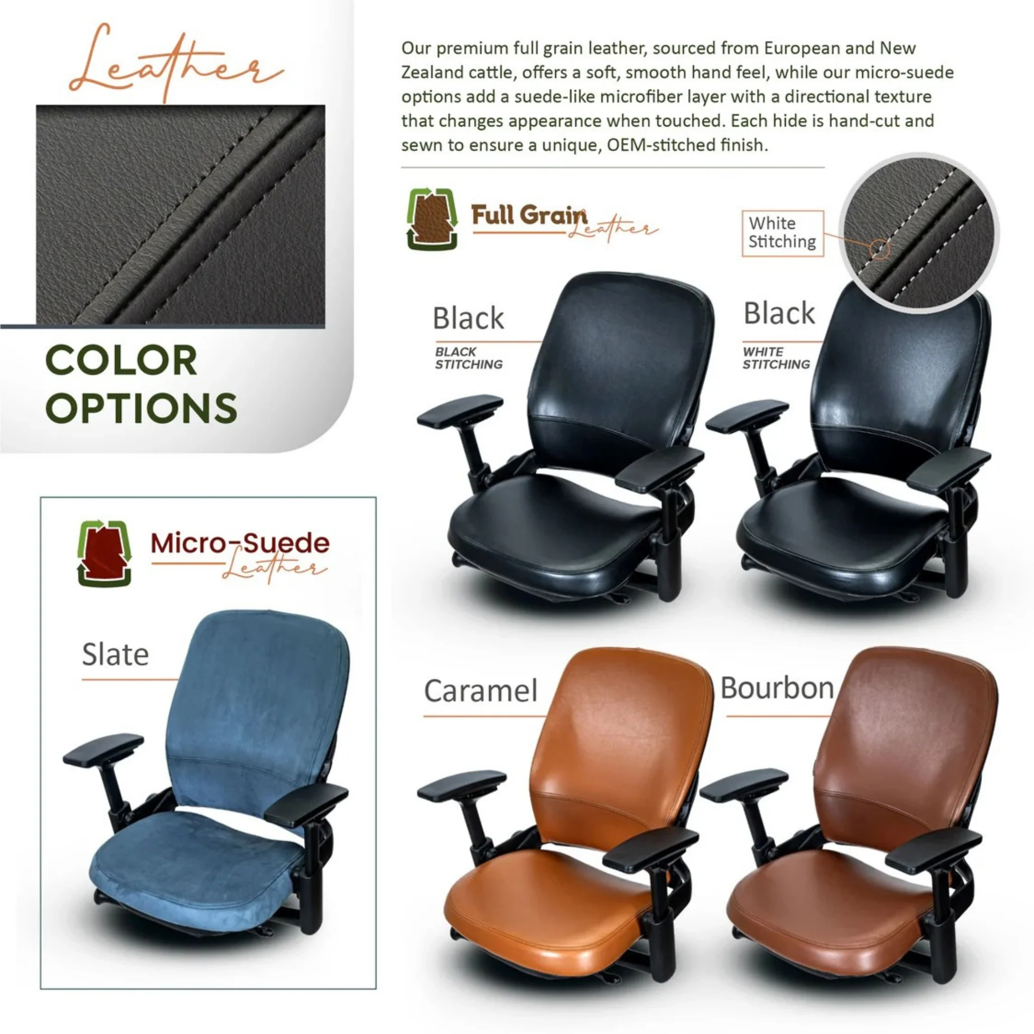 Steelcase Amia Ergonomic Office Chair - Height Only Arms - Remanufactured by Crandall - Image 11